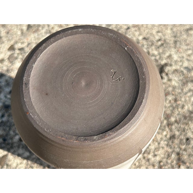 Studio Ceramic Vase with Sgraffito Decoration by Johannes Andreas Urban, Germany, 1960s For Sale - Image 6 of 17