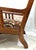 Antique Teak and Cane Arts & Crafts Style Plantation Chairs With Dowel Construction- A Pair For Sale - Image 15 of 18