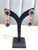 Bochic "Capri" Blue & Multi Sapphire & Ruby Earrings Set In 18K Gold & Silver For Sale - Image 18 of 18