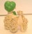 50s Porcelain Spaghetti Noodle Poodle Figurine Green Hat & Bow VTG Mid Century Modern For Sale In Dallas - Image 6 of 7