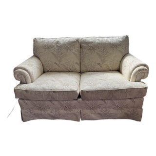 1990s Nature-Inspired Toile Drexel Heritage Love Seat For Sale