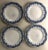 Early 20th Century Early 20th Century Grindley England Flow Blue Lyric Plates - Set of 4 For Sale - Image 5 of 5