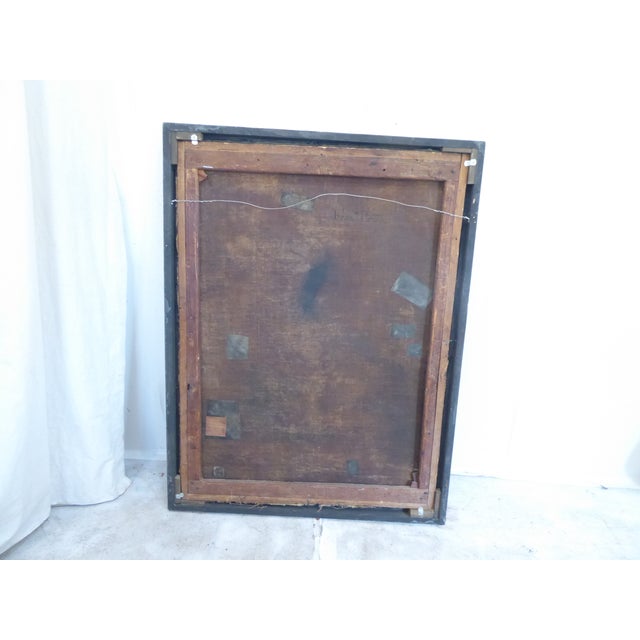 French 18th Century French Oil Painting of Flowers For Sale - Image 3 of 4