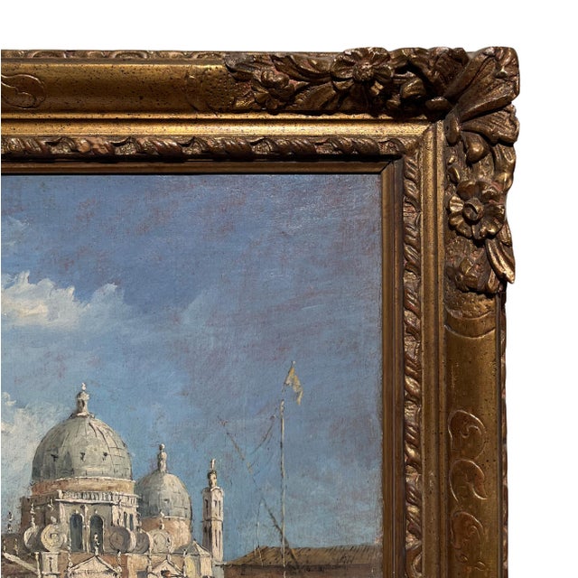 Maestro active in Venice in the 19th Century Title: View of Venice with the Basilica of Santa Maria della Salute and Punta...