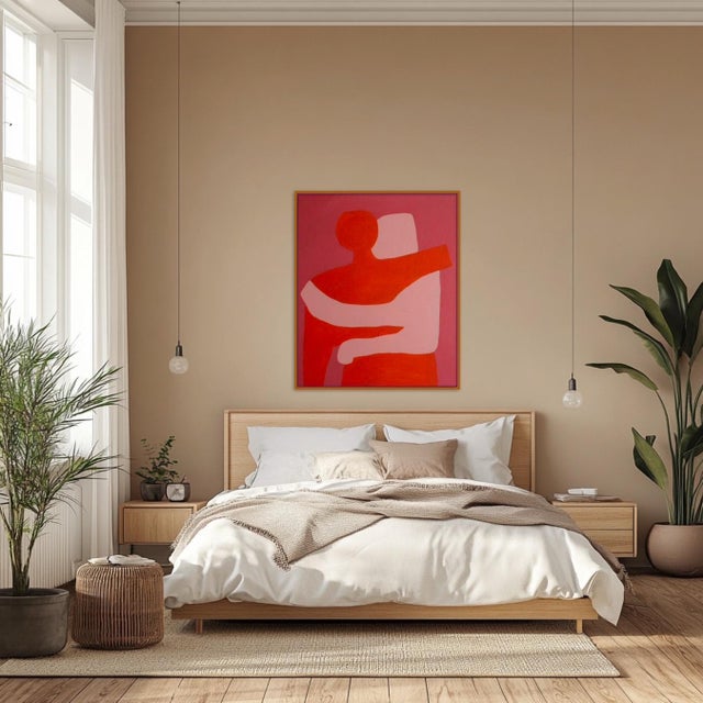 Early 21st Century Bodasca, Can I Hold You, 2026, Acrylic Painting on Canvas For Sale - Image 5 of 13
