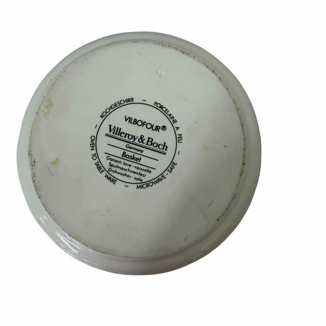 Ceramic Villeroy & Boch Vilbofour Basket Soufflé Bowls - Set of 3 For Sale - Image 7 of 8