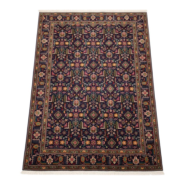 Mid 20th Century Persian Afghan Tribal Area Rug 7'9 X 11'1 Ft For Sale