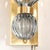 Modernist Orbital Drop Hand-Blown Murano Fluted Smoked Blue Gray Glass Sconces For Sale - Image 9 of 13