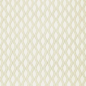 Sample - Schumacher Ribbon Wave Wallpaper in Bone