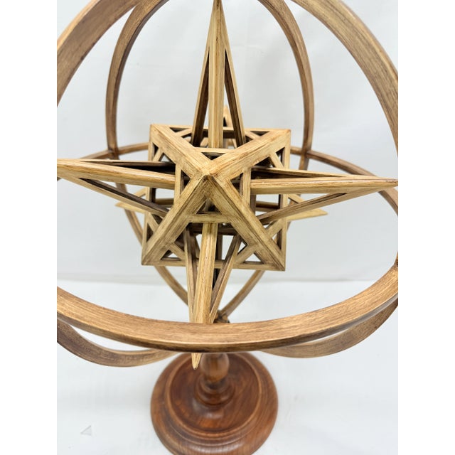 Jean-Marie Malzieu (B. 1948), Rotating Armillary Sphere Sculpture For Sale In Providence - Image 6 of 9