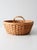 Vintage Handwoven Wood Splint Basket For Sale - Image 6 of 15
