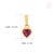 Victorian Heart-Cut Natural Ruby Bezel Set Solitaire Pendant in 14k Gold For Sale - Image 11 of 15