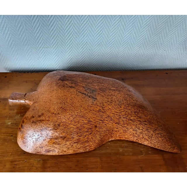 Large Brutalist Wooden Bowl, 1950s For Sale - Image 11 of 14