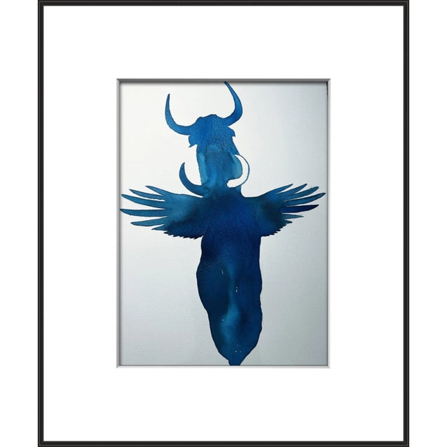 This listing is for a framed A1 (23.4 x 33.1 inch) Indian ink on French watercolour paper painting, with a signed...