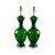 Vintage 1960s Murano Glass Table Lamps in Emerald Green - a Pair For Sale - Image 11 of 11