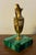 Small Antique 19th Century French Empire Gilt Bronze Urn or Ewer Mounted on a Malachite Base For Sale - Image 9 of 14