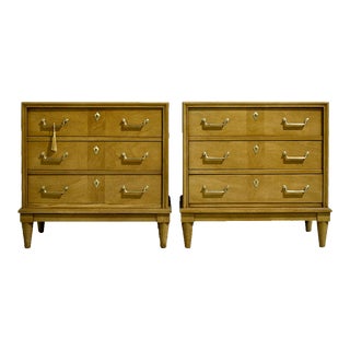 Mid Century Transitional Nightstands by American of Martinsville For Sale