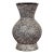Prem Collection Artisan Made Black and White Vase with Dripping Décor For Sale