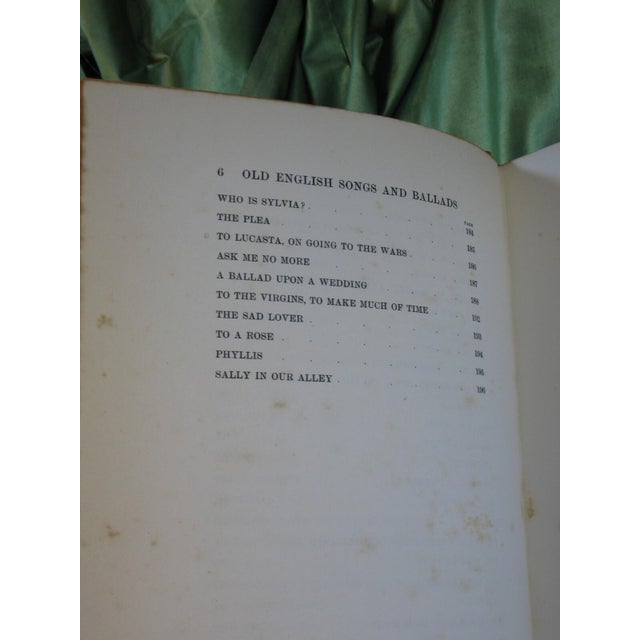 Early 20th Century Art Book Eleanor Fortescue Brickdale, 24 Full Color Tipped in Illustrations Fine Re-Binding "Old English Songs & Ballads" For Sale - Image 18 of 18