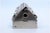 Silver Triangular Silver Toothpick Holder with Roses on Base and Lid For Sale - Image 8 of 11