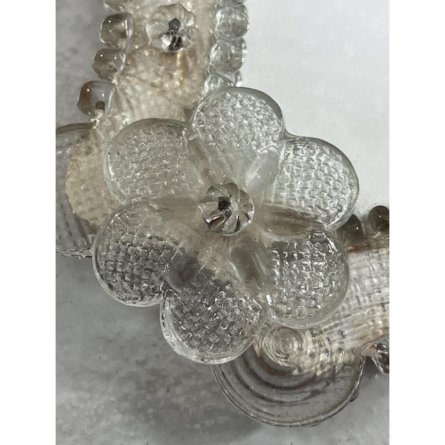Mid-Century Murano Glass Wall Mirror, 1960s For Sale - Image 6 of 7