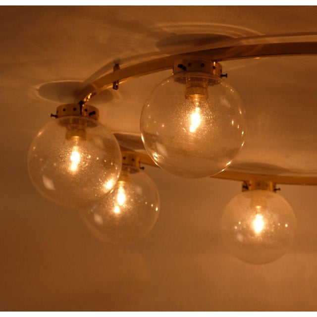 Metal Chandelier, 1960s For Sale - Image 7 of 8