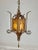 1930'sMizner Style Small Hanging Lantern For Sale - Image 10 of 13