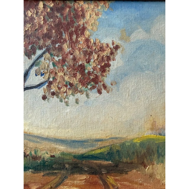 Mid-Century American Landscape Oil Painting For Sale - Image 4 of 7