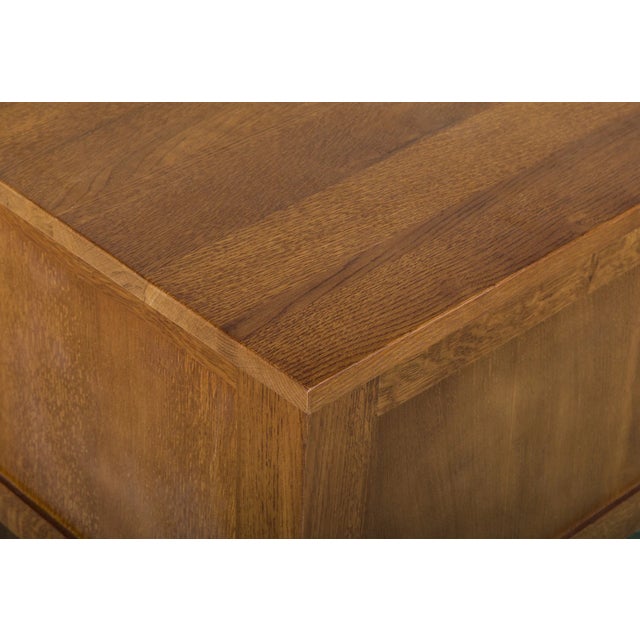 Crafters and Weavers Mission Solid Oak Trunk - Michael's Cherry For Sale - Image 9 of 10