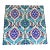 Turkish Iznik Red & Blue Floral Pattern Ceramic Tiles 8" For Sale