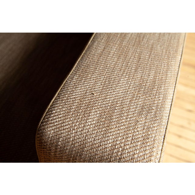 Olive 1990s Pair of Upholstered Club Chairs in the Style of Jean Michel Frank For Sale - Image 8 of 9