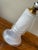 Large White Glass Table Lamp from Atelje Lyktan, 1980s For Sale - Image 4 of 5