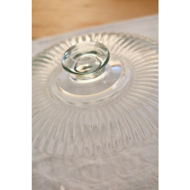 Large Vintage Crystal Cloche, 1990s For Sale - Image 3 of 6