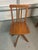 Wood 1940s Early Mid Century Child's Roll Top Desk & Swivel Chair - 2 Pieces For Sale - Image 7 of 13