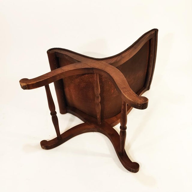Wood Spanish Side Chair by Pierre Lottier for Almazan, 1950s For Sale - Image 7 of 13
