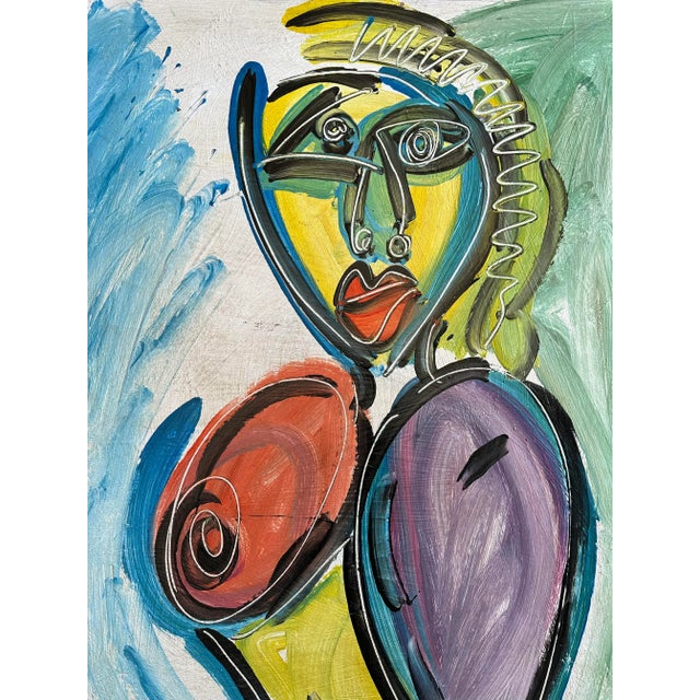 Abstract Titled Peter Keil Painting, 1964 - Junge Wilde Collection For Sale - Image 3 of 9