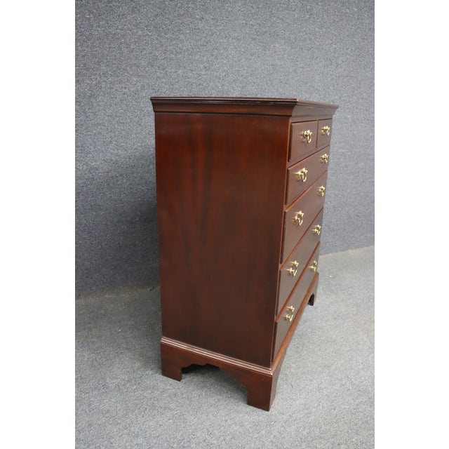 Kittinger Mahogany Gentleman’s Chest Williamsburg Adaptation For Sale - Image 10 of 12