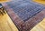 Vintage Persian Mahal Sultanabad Rug, Hand-Knotted Wool, Geometric Pattern, 11x14, Navy & Burgundy For Sale - Image 11 of 13