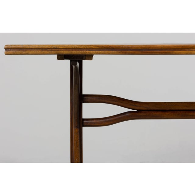 Art Nouveau French Thonet Style Bentwood Bistro Dining Table For Sale - Image 3 of 16