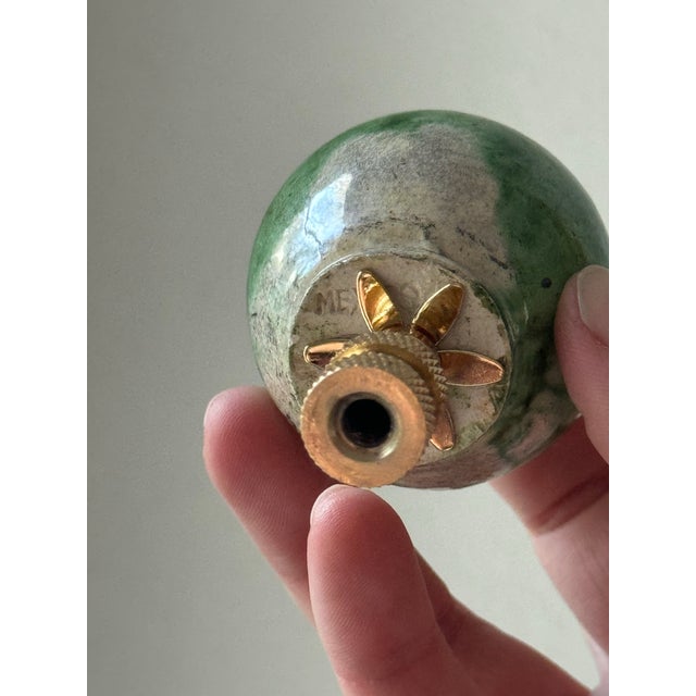 Miniature Vintage Mexican Michoacán Patamban Folk Art Potter Vase Lamp Finial For Sale In Boise - Image 6 of 9