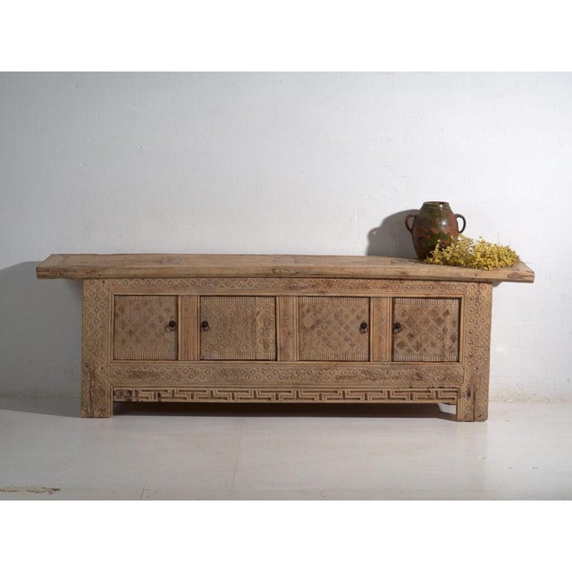 Antique Carved Pine Sideboard For Sale - Image 13 of 15