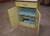 Vintage 1950s Yellow Metal Kitchen Cabinet W/ Formica Top Mid-Century For Sale - Image 6 of 14