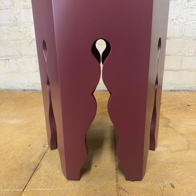 Lozere Side Table - Wine For Sale In Cleveland - Image 6 of 8