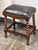 2010s Ambella Home Collection Barley Twist Leather Stools, Pair For Sale - Image 5 of 12