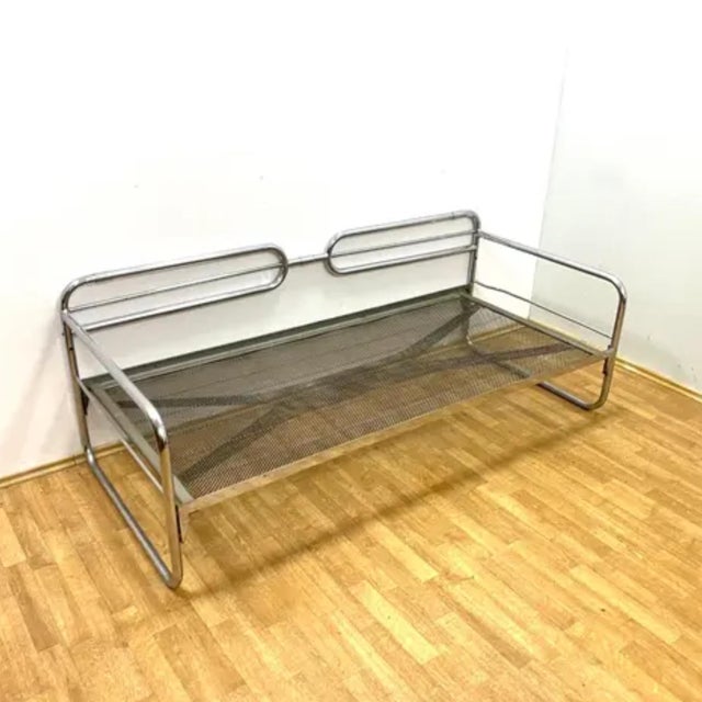 Bauhaus Chrome Sofa from Slezák, 1930s For Sale - Image 10 of 13