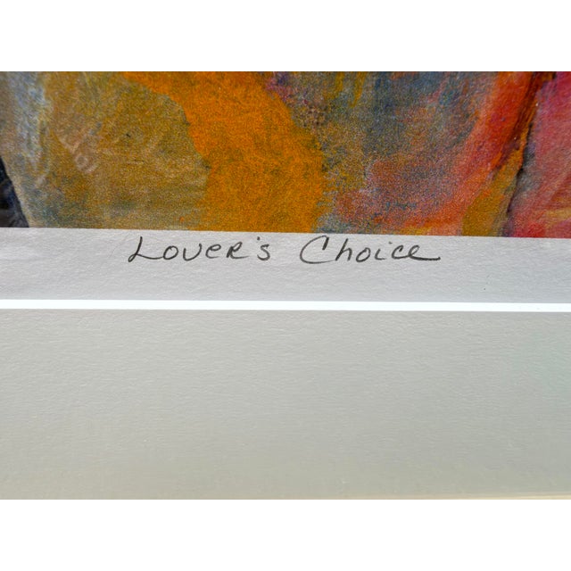 Late 20th Century “Lover’s Choice” by Harald E Larson 7/25 Limited Edition Print Signed 18x15 For Sale In Denver - Image 6 of 8