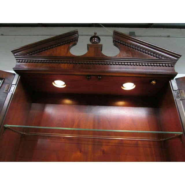 Late 20th Century Drexel 18th Century Series Rosewood Secretary Desk For Sale - Image 5 of 7