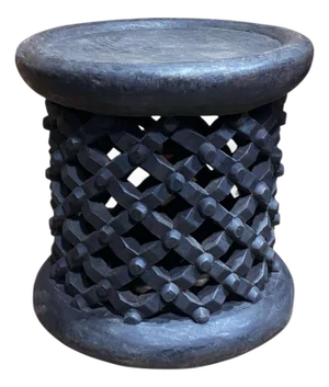 Old African Bamileke Spider Stool/Table 16" H