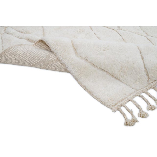 Hand-Knotted Wool Rug by Azele Studio For Sale - Image 9 of 12