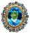 Bochic “Capri” Vintage Blue Topaz, Tanzanite & Diamond Ring Set In 18K Gold & Silver For Sale
